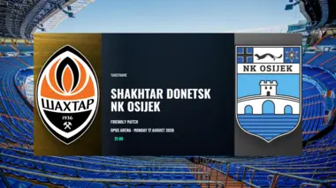 Match opener broadcast graphic